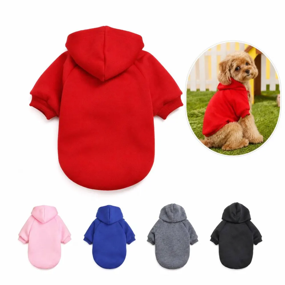 Cozy Soft Pet Hoodie Winter Coat for Small Dogs & Cats 2