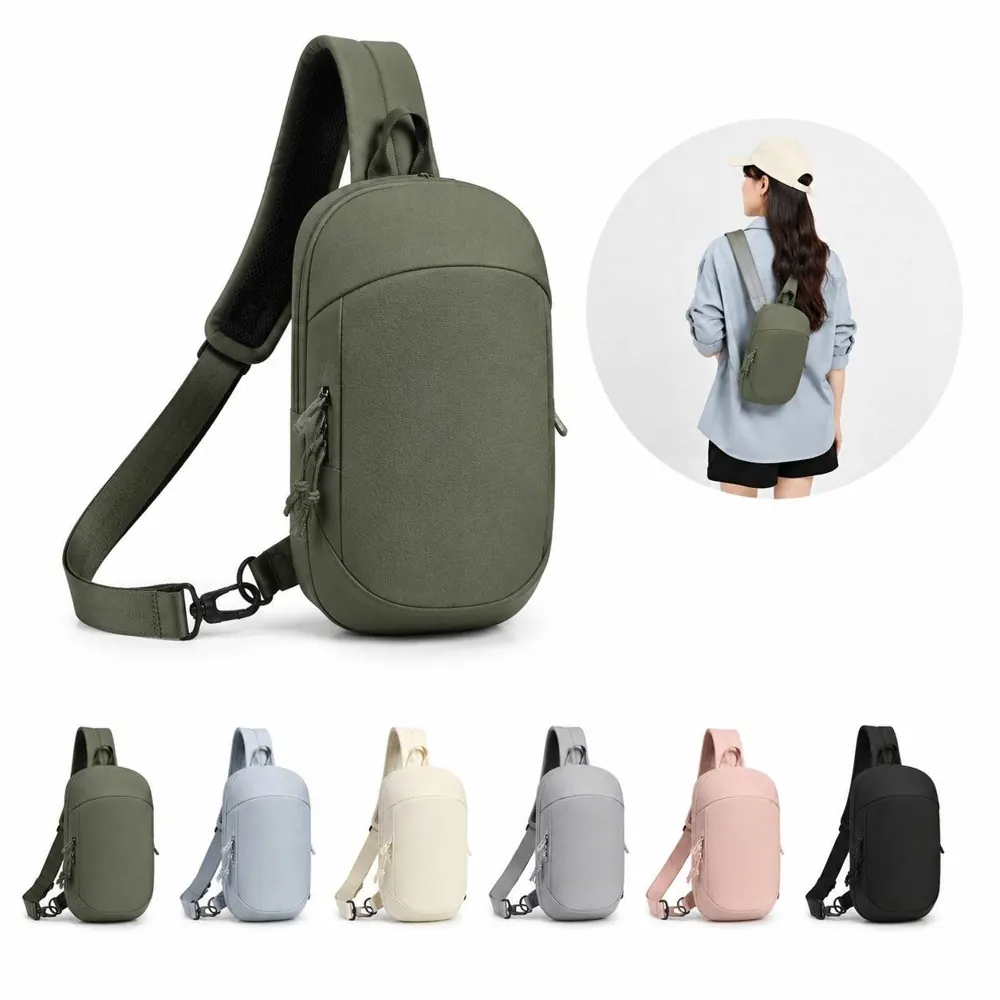 Anti-Theft Crossbody Chest Bag with Multiple Zippered 2