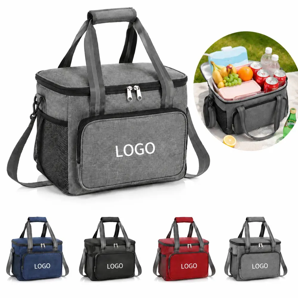Large Capacity Insulated Lunch Cooler Bag for Picnics