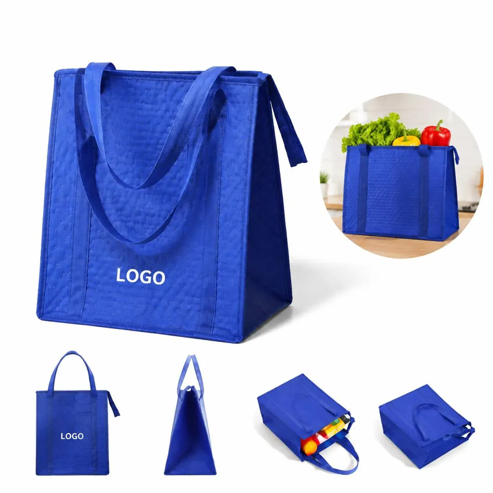 Insulated Thermal Cooler Tote Bag for Groceries and Picnics