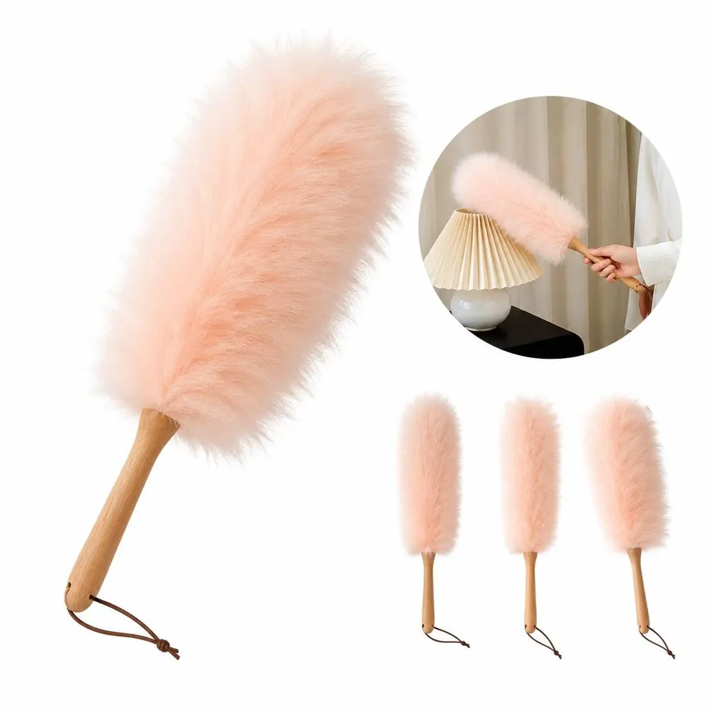 Pure Wool Feather Duster for Gentle Home Dusting 2