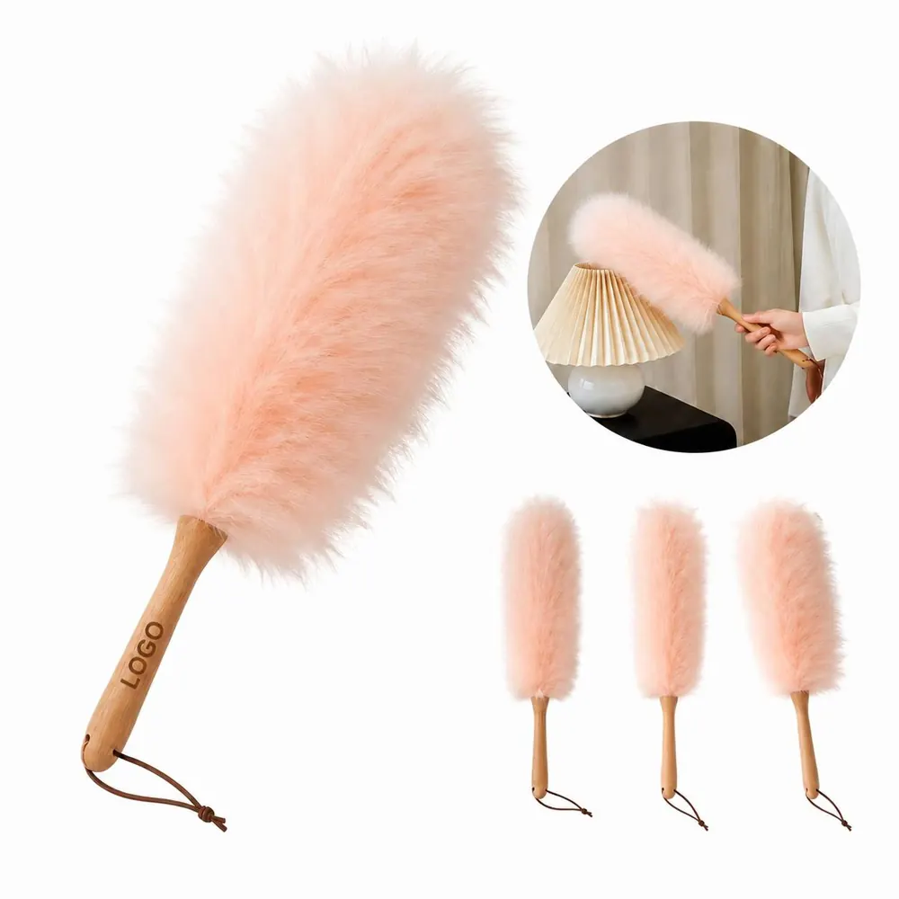 Pure Wool Feather Duster for Gentle Home Dusting