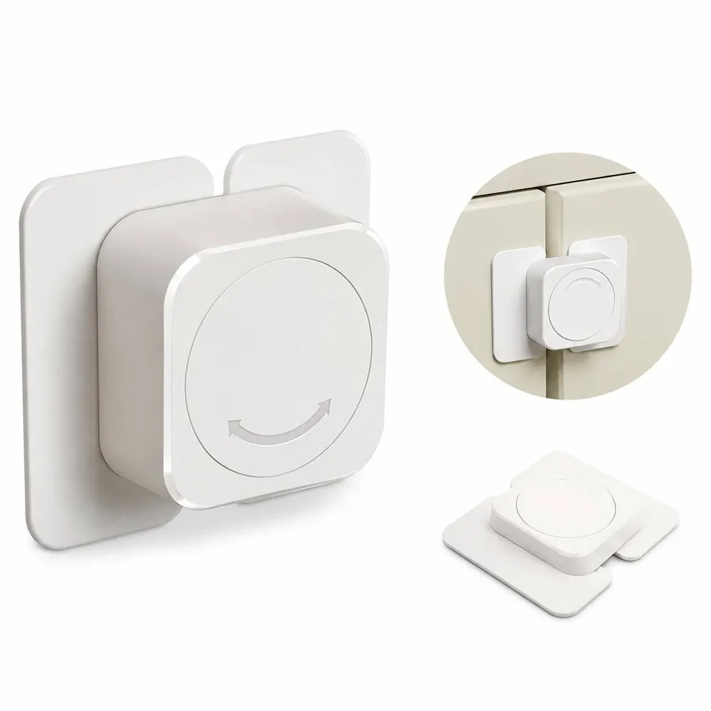 Child Safety Lock, Durable ABS, Easy Install No Drill 2