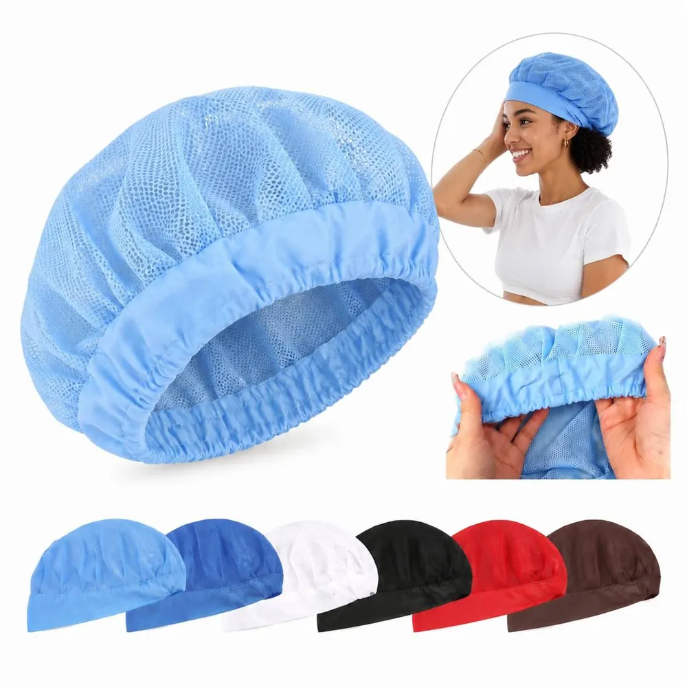 Breathable Mesh Anti-Dust Hat for Work, Adjustable Fit 2