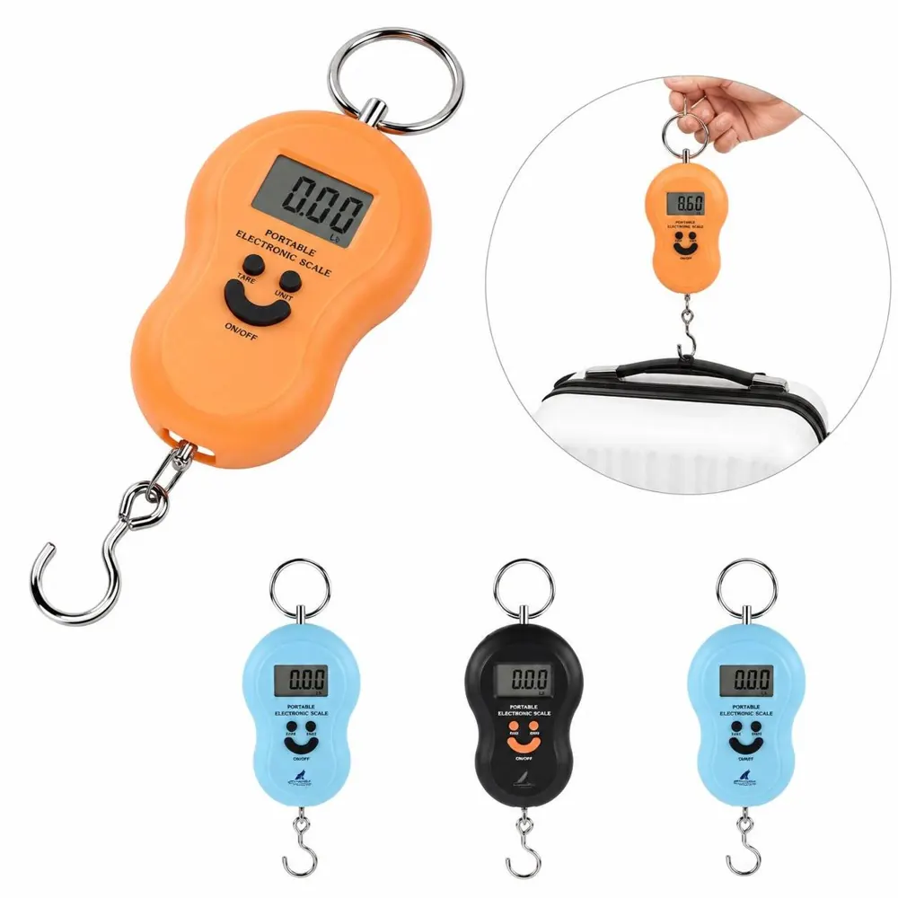 Digital Hanging Luggage Scale with LCD Display, Portable 2