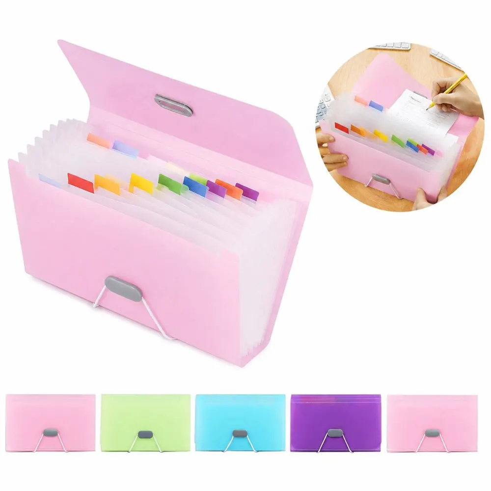 13 Pocket Expanding File Folder for Document Organization 2