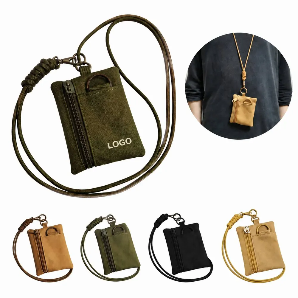 Waterproof Mini Zipper Coin Purse Pouch Wallet for Travel
