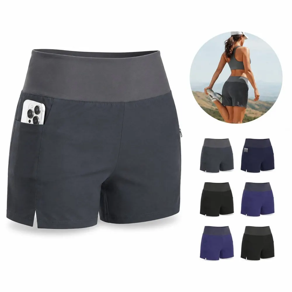 Women's High-Waisted Quick-Dry Athletic Boxer Shorts 2