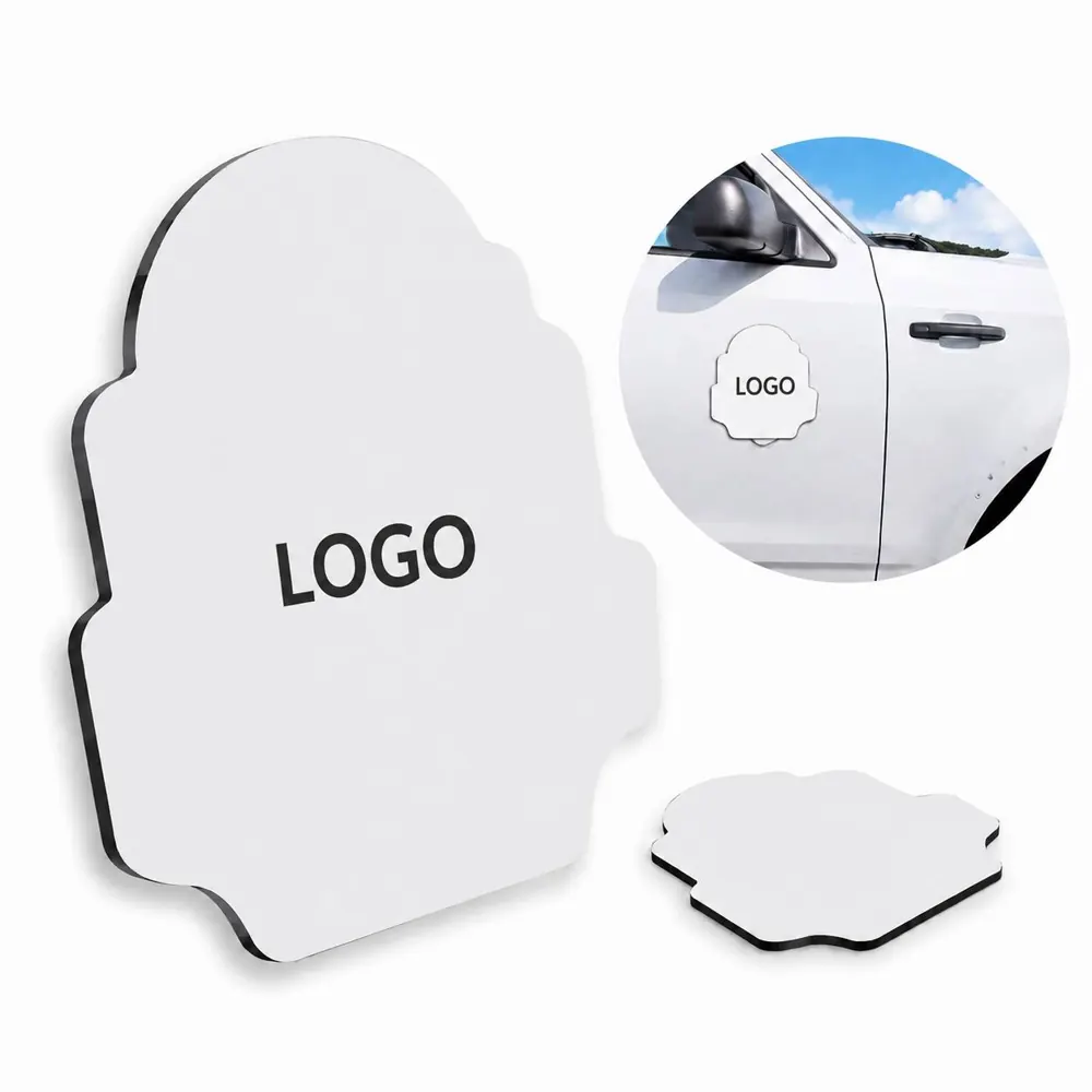 Custom Shape Magnetic Car Sticker, Weather-Resistant Decal