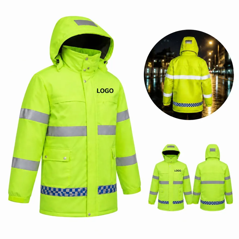 USB Heated Hooded Jacket with 8 Heating Zones