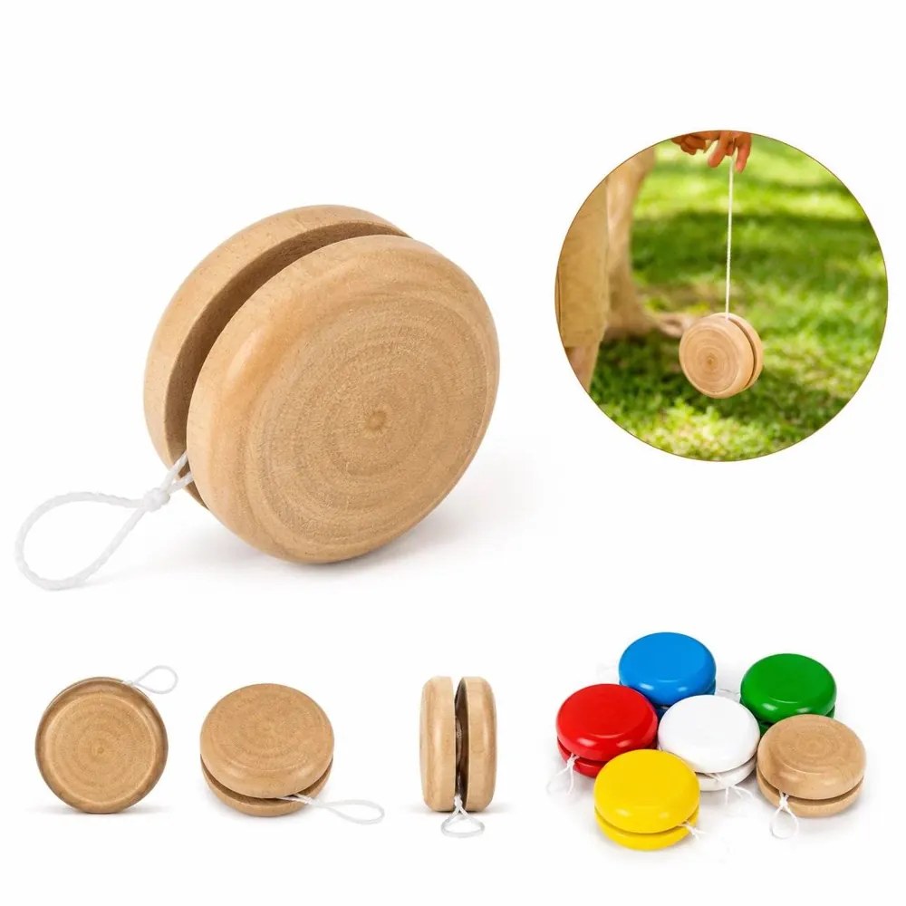 Classic Wooden Yoyo for Kids and Adults, Smooth Spin 2