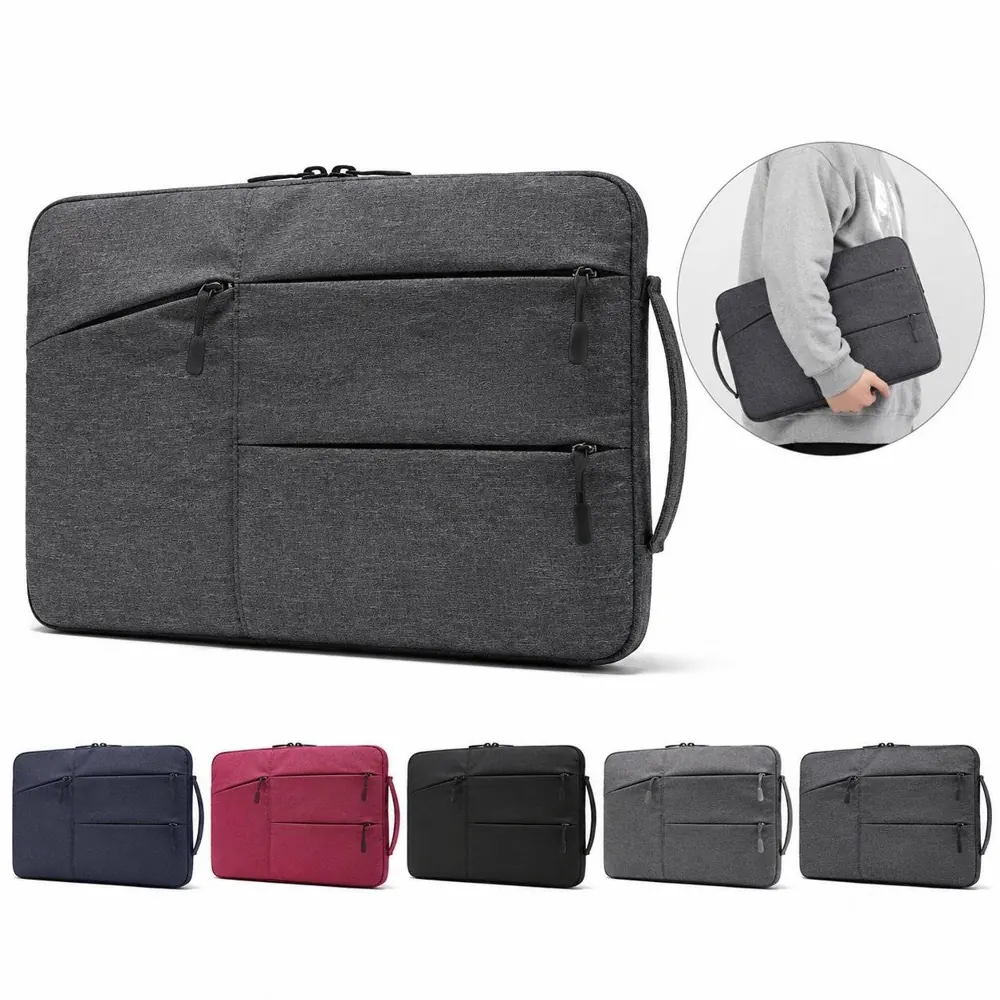 Shockproof Oxford Laptop Sleeve with Fleece Lining 2