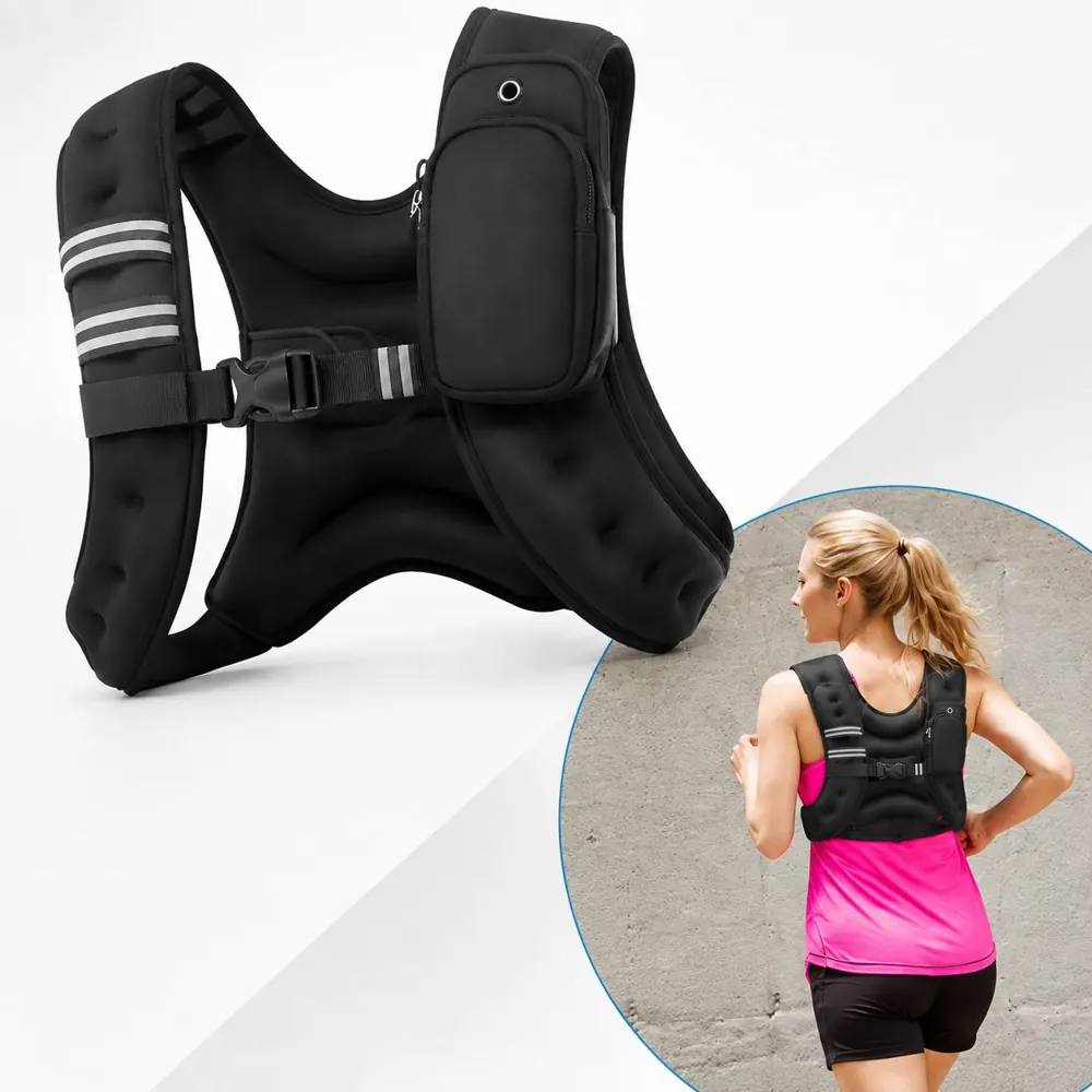 6LB Neoprene Weight Vest with Reflective Stripes 2