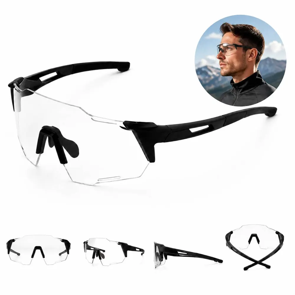 UV400 Photochromic Windproof Cycling Goggles for Women 2