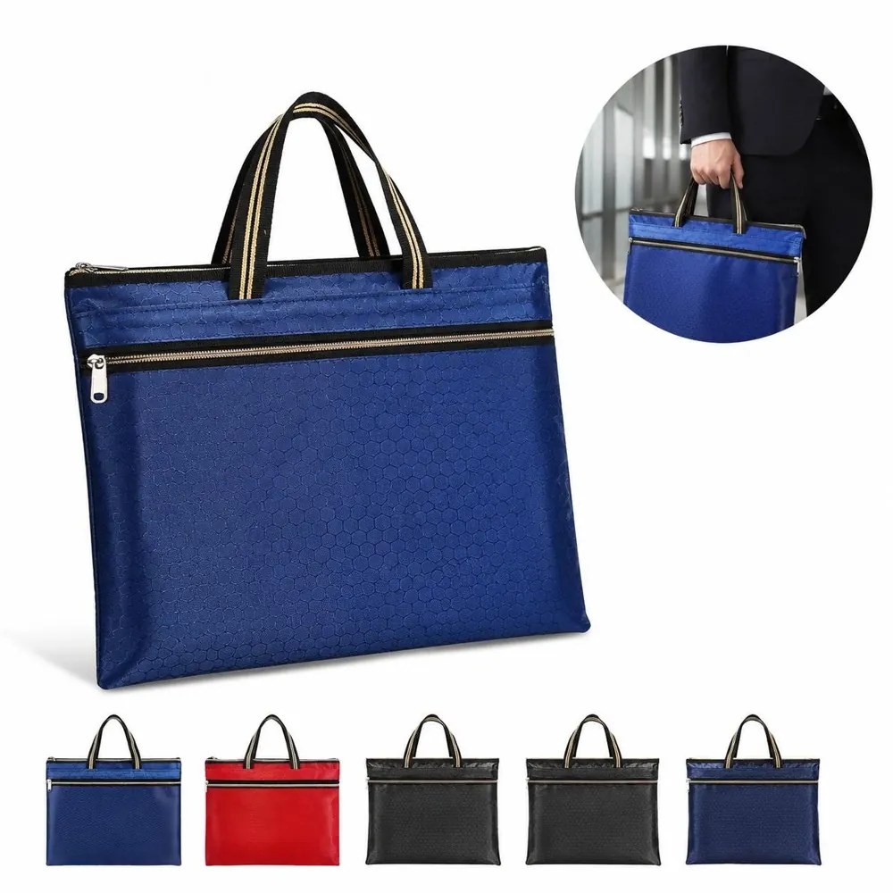 Large-Capacity Oxford Briefcase with Padded Laptop Sleeve 2