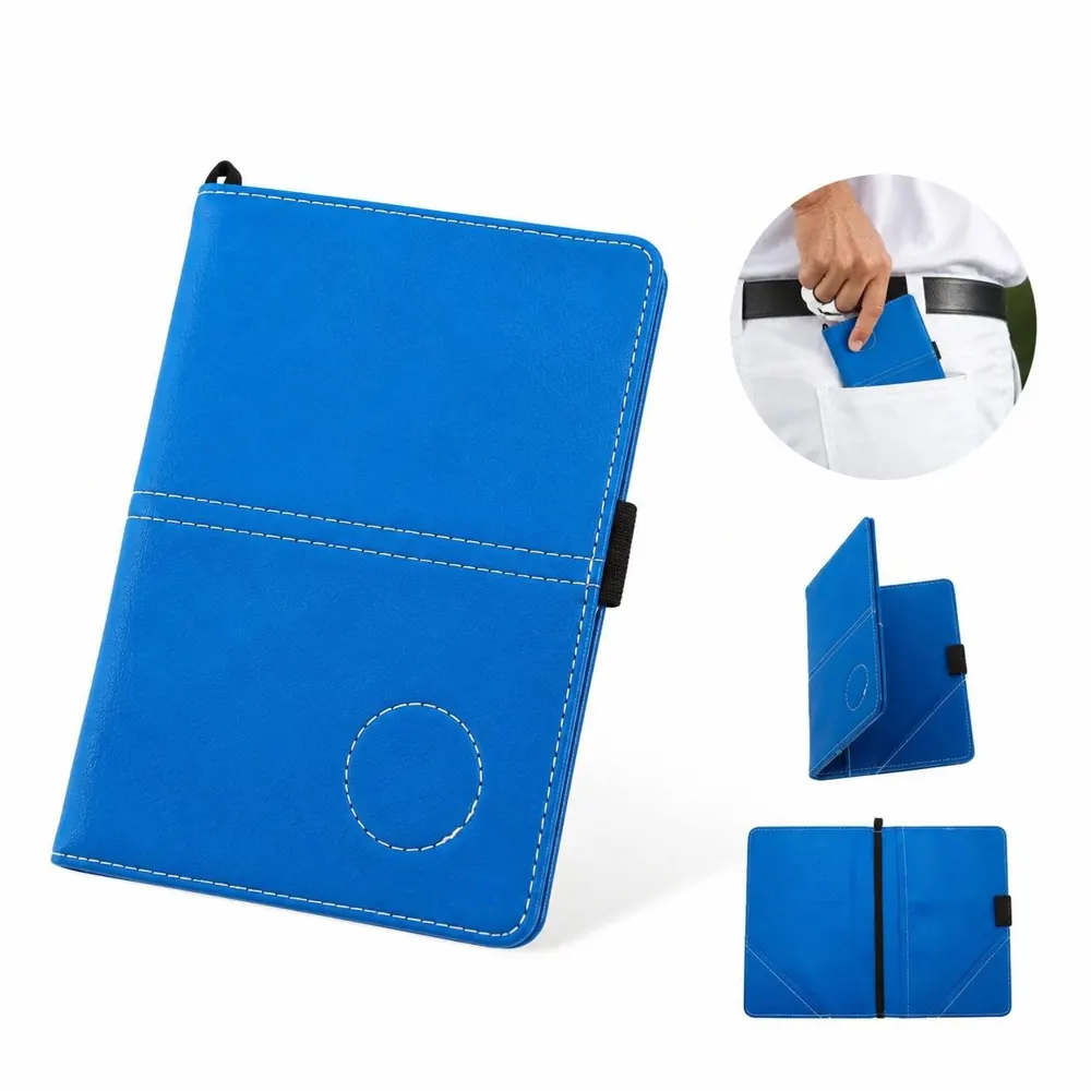 PU Leather Golf Scorecard Holder with Pencil Pocket 2