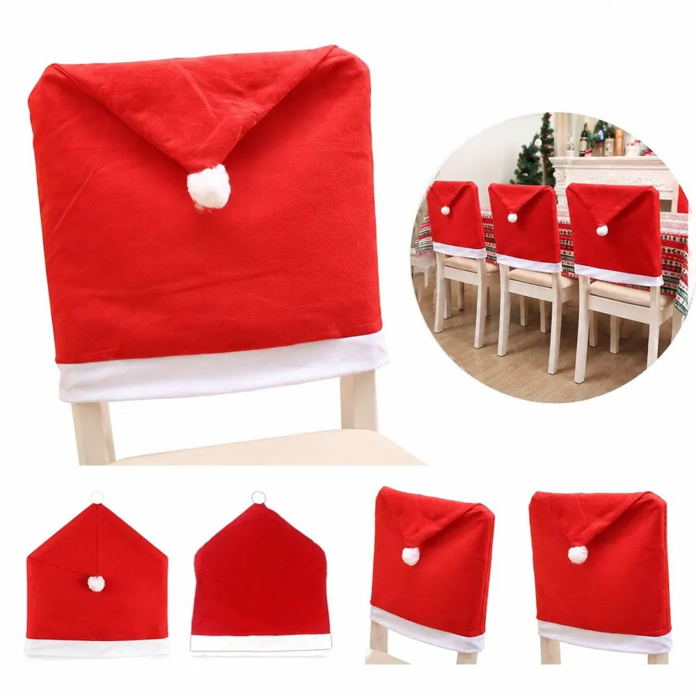 Red Nonwoven Chair Covers with Elastic Edge for Events 2