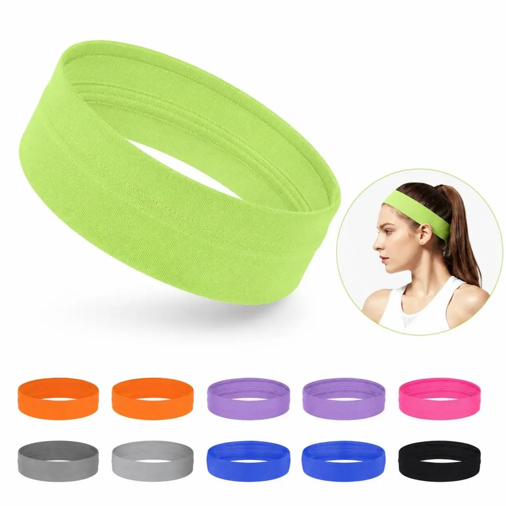 Non-Slip Sweat Headband for Sports with Silicone Grip 2