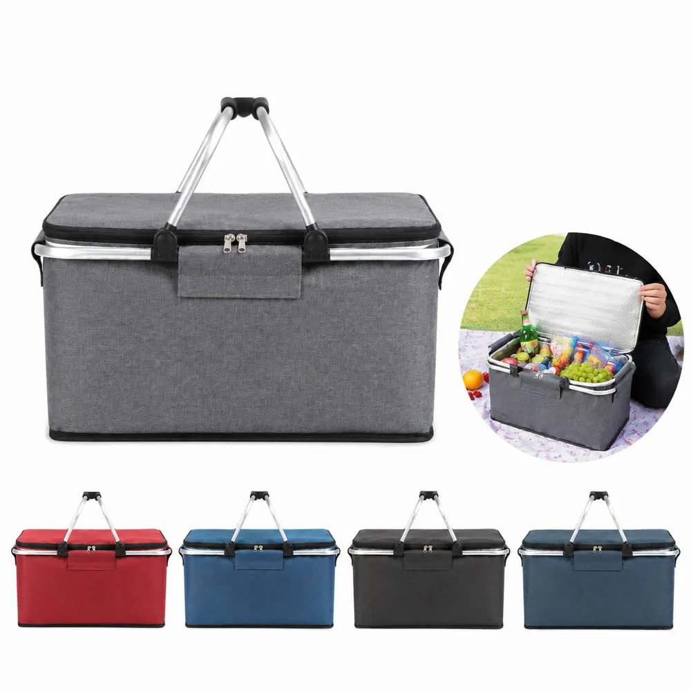 Collapsible Insulated Picnic Cooler with Thermal 2