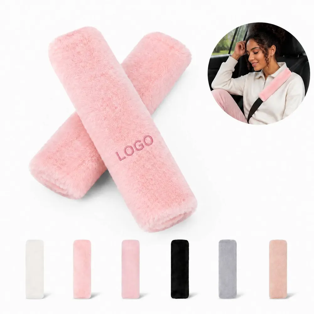 Soft Plush Seat Belt Pad for Car Shoulder Comfort