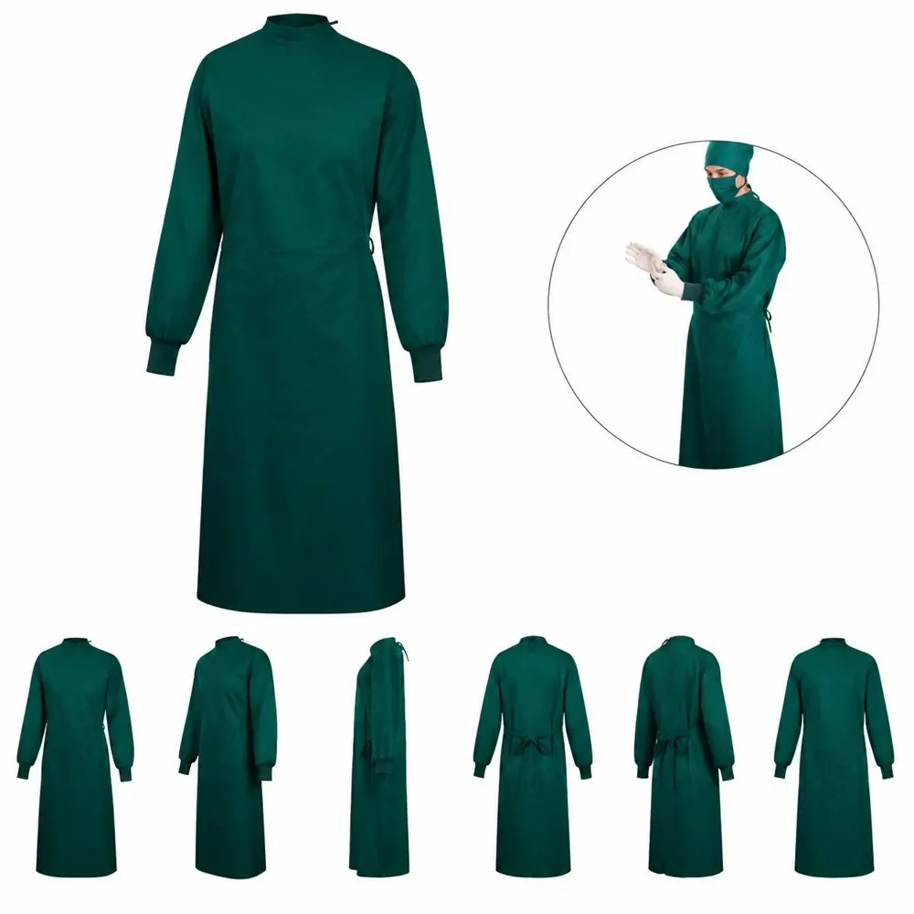 Reusable Anti-Static Surgical Isolation Gown with Long 2