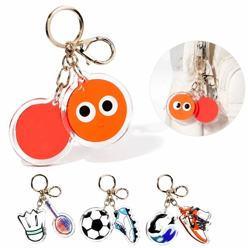 Custom Ball Sports Acrylic Keychain, Durable Fade-Resistant 2