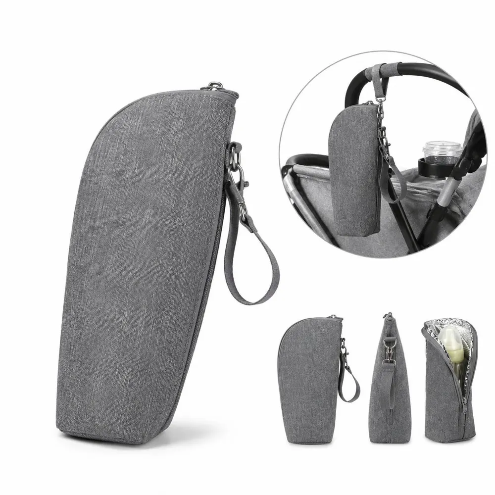 Insulated Baby Bottle Bag for Travel, Thermal Multi-Bottle 2