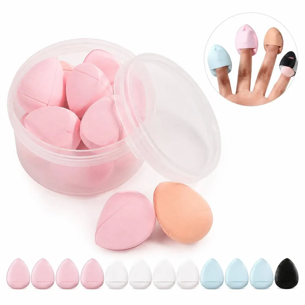 Teardrop Mini Makeup Sponge for Precise Blending & Travel 2