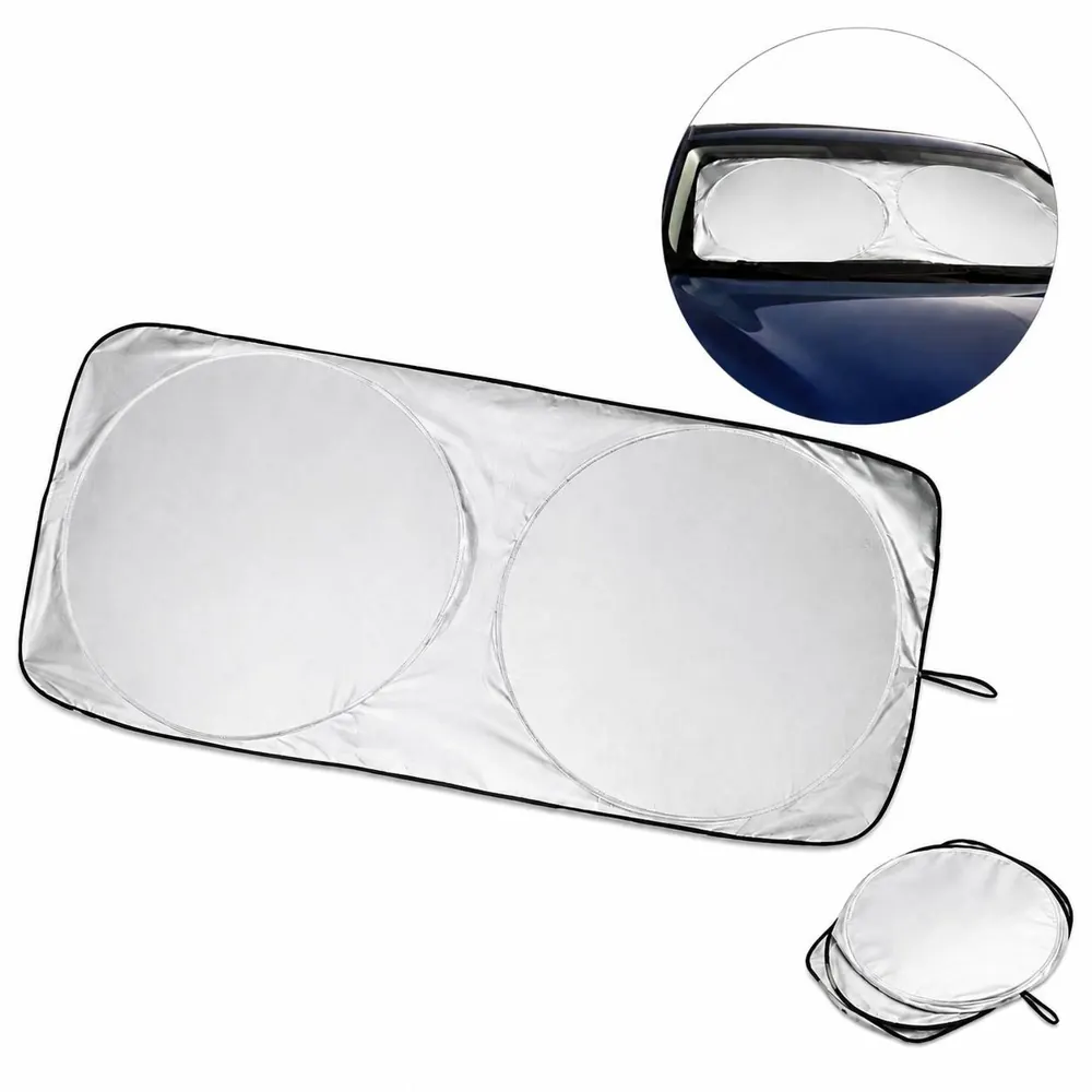 Pop-Up Car Sunshade Windshield UV Protection Foldable 2