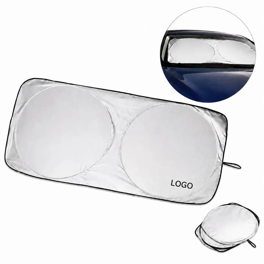 Pop-Up Car Sunshade Windshield UV Protection Foldable