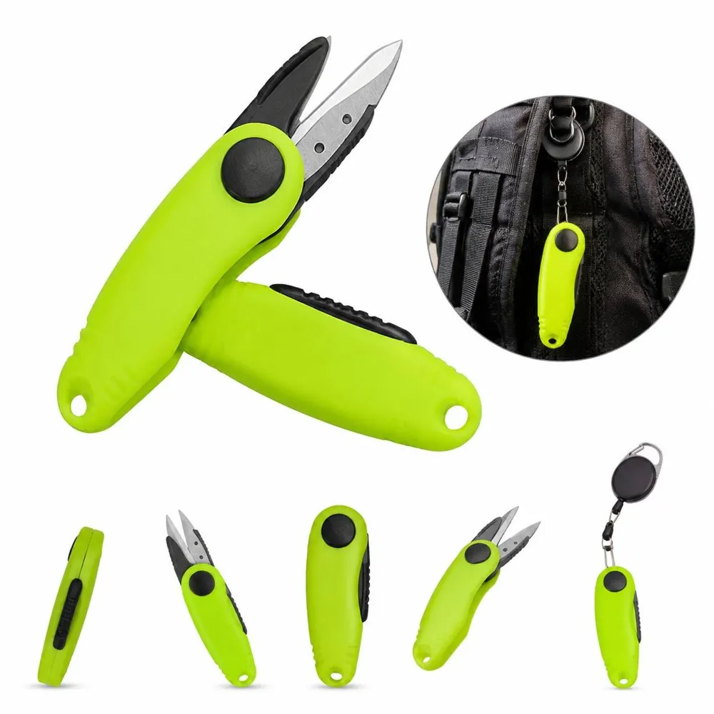 Foldable Fishing Scissors with Stainless Steel Blades 2