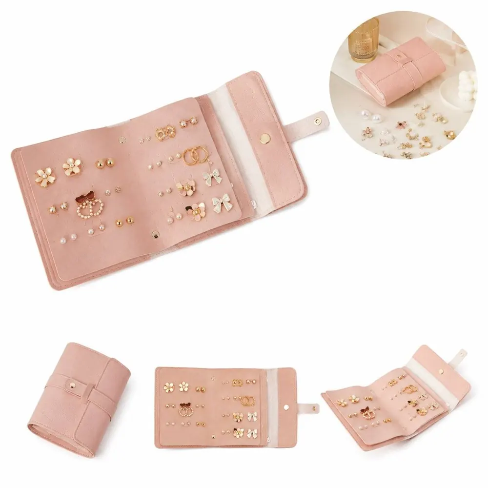 Waterproof PU Earring Organizer Bag with Multiple Slots 2