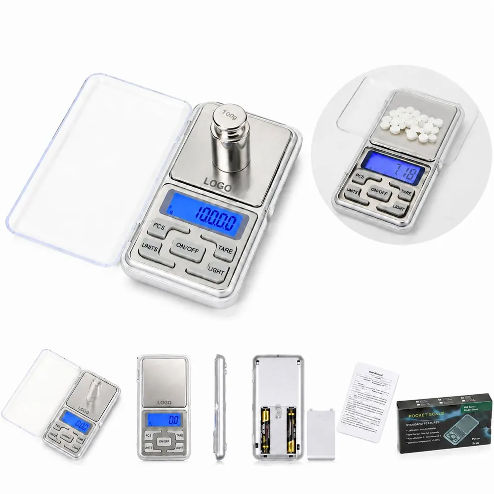 500g/0.1g Digital Pocket Scale with LCD Display for Jewelry