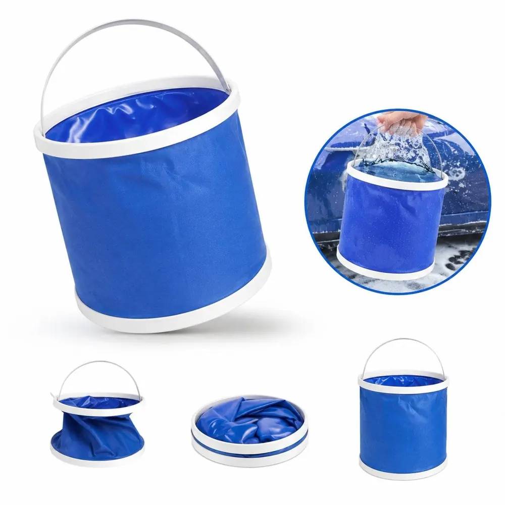 Portable Collapsible Water Bucket for Car Washing Camping 2