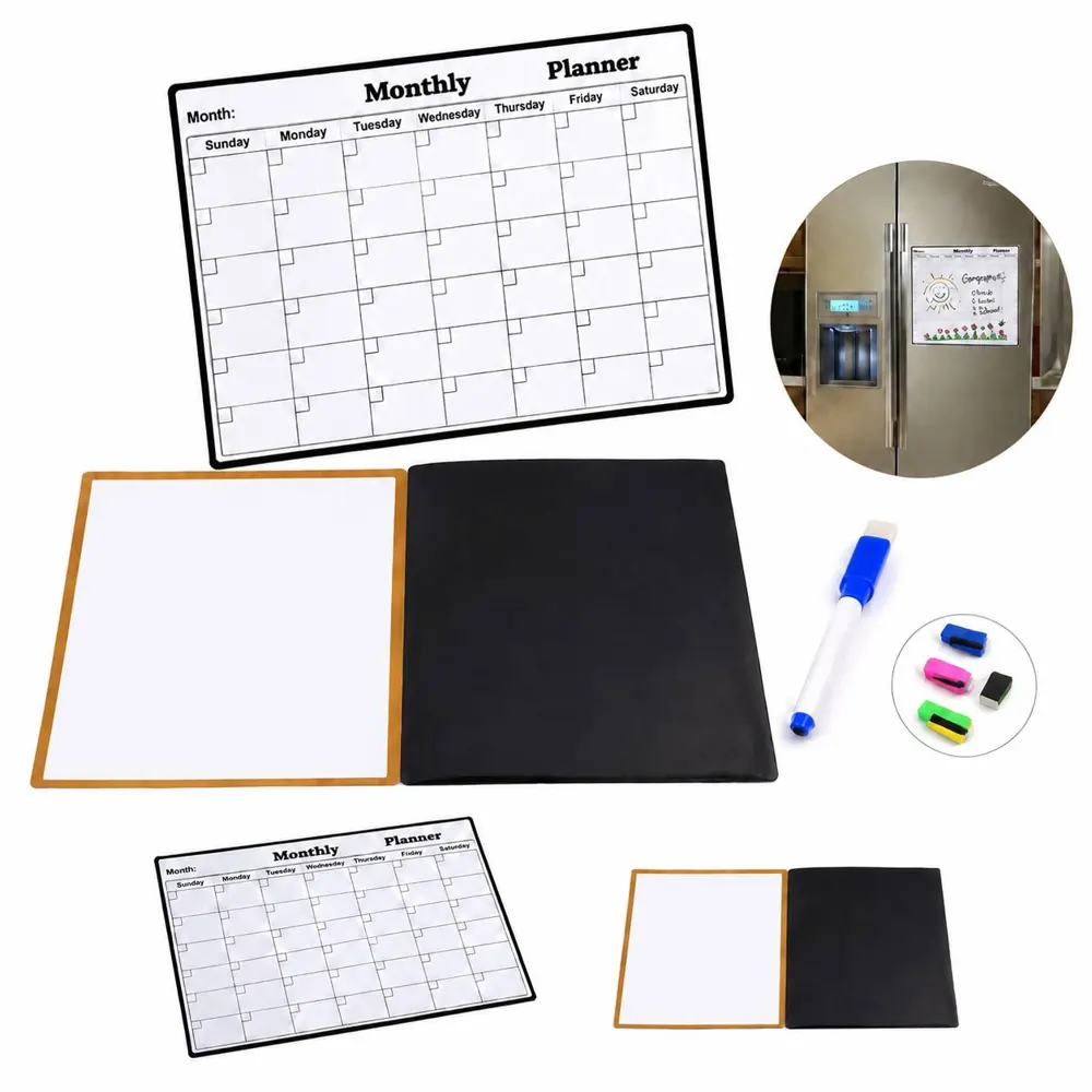 Magnetic Message Board with Erasable Dry-Erase Surface 2