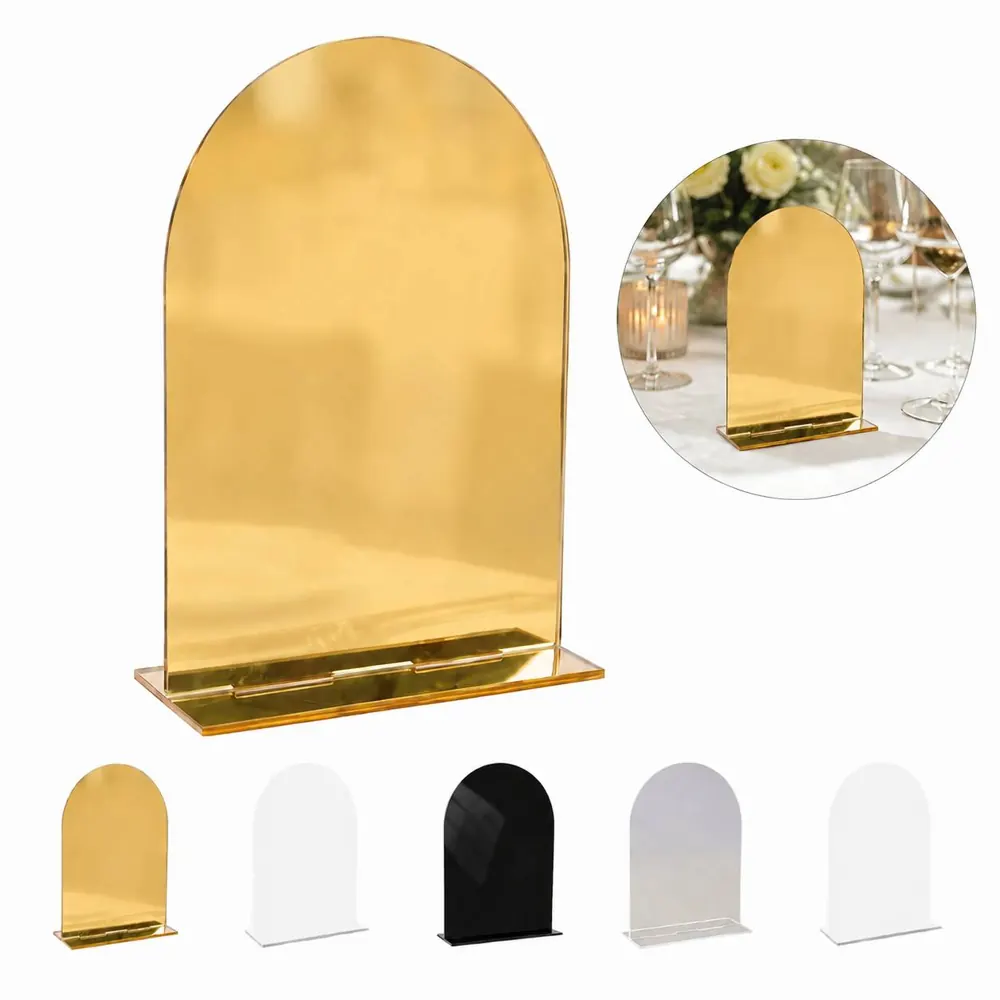 Clear Double-Sided Acrylic Table Sign Holder for Events 2