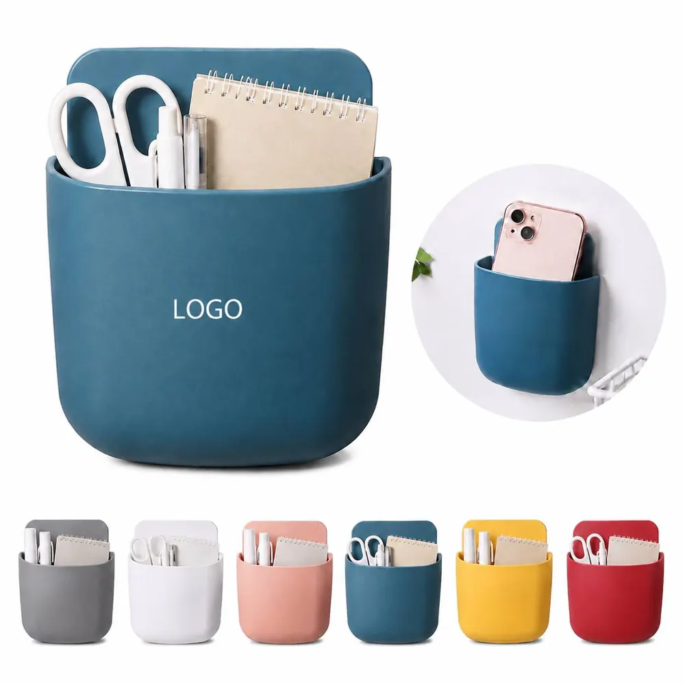 Wall Mounted Remote Control Holder with Multi-Compartment