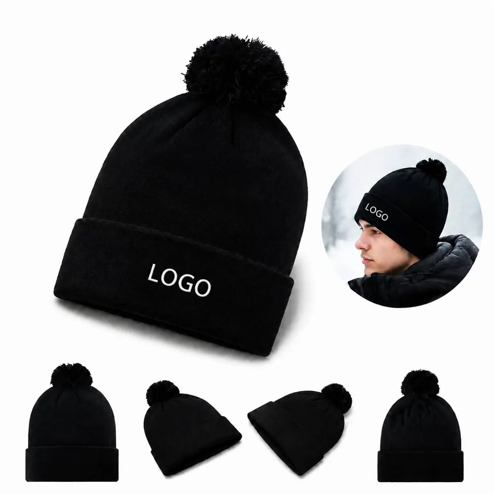 Stretchable Knit Beanie Skull Cap for Men Women Cold