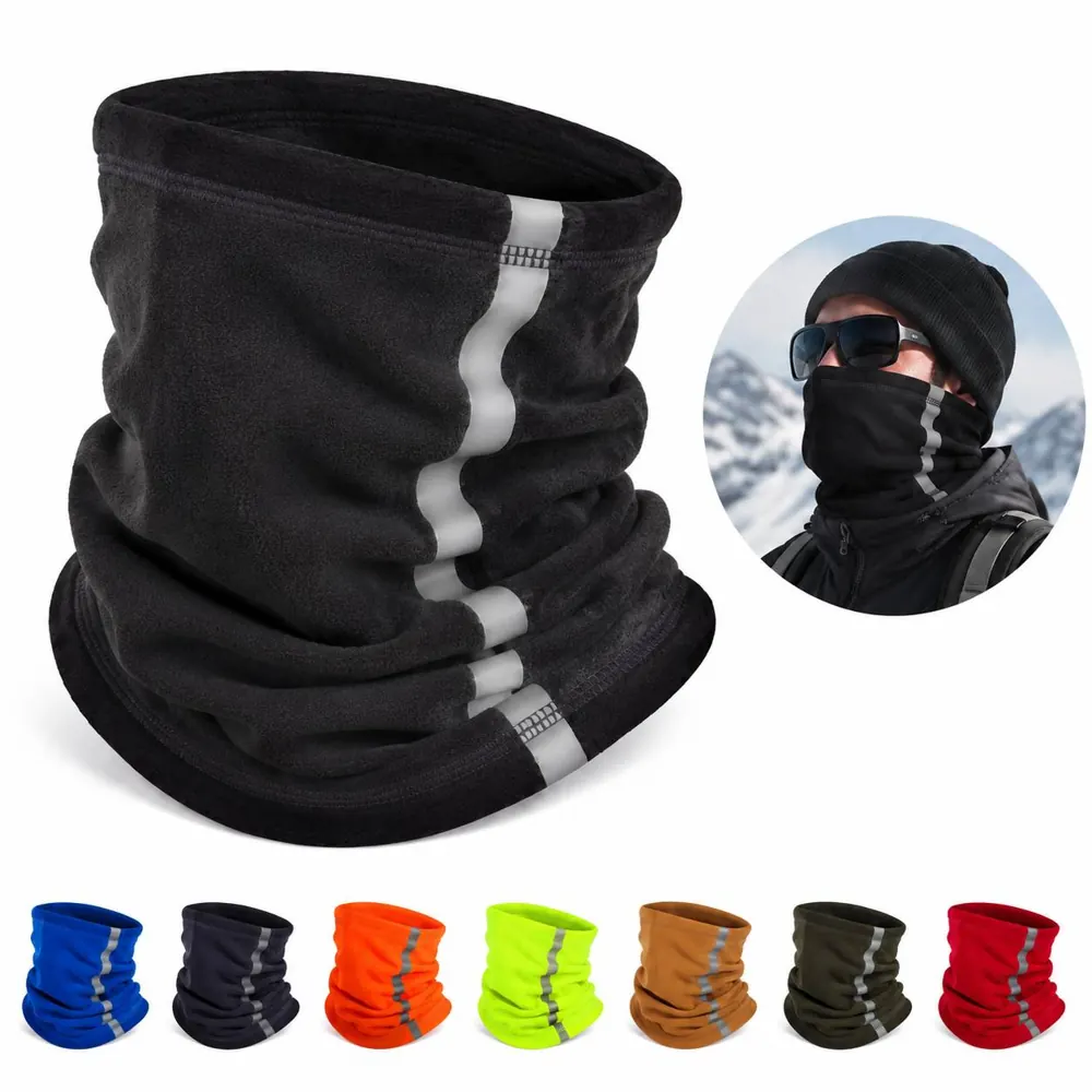 Reflective Adjustable Winter Neck Warmer for Cold Weather 2