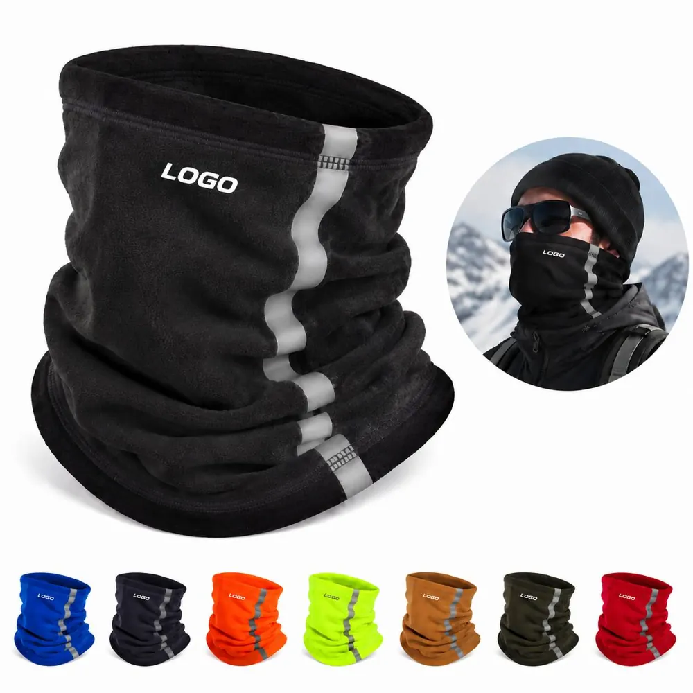 Reflective Adjustable Winter Neck Warmer for Cold Weather