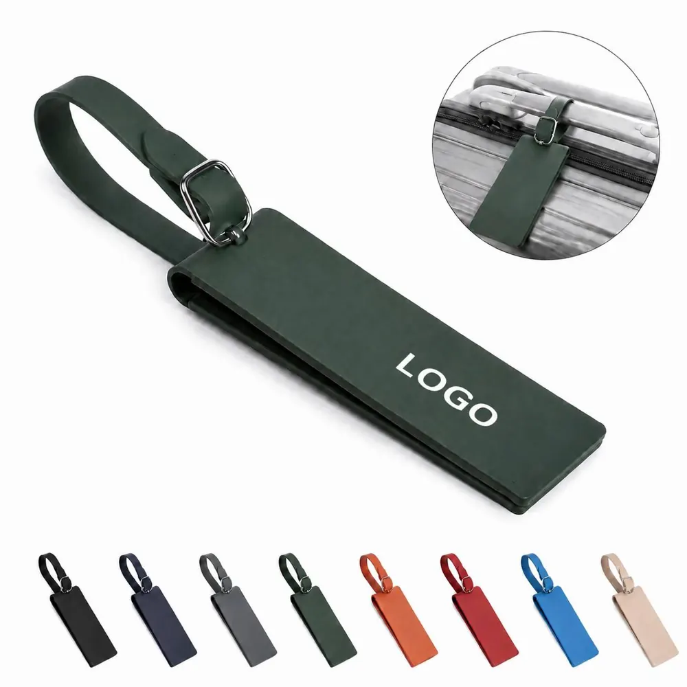 Magnetic Waterproof Luggage Tag with ID Card Window