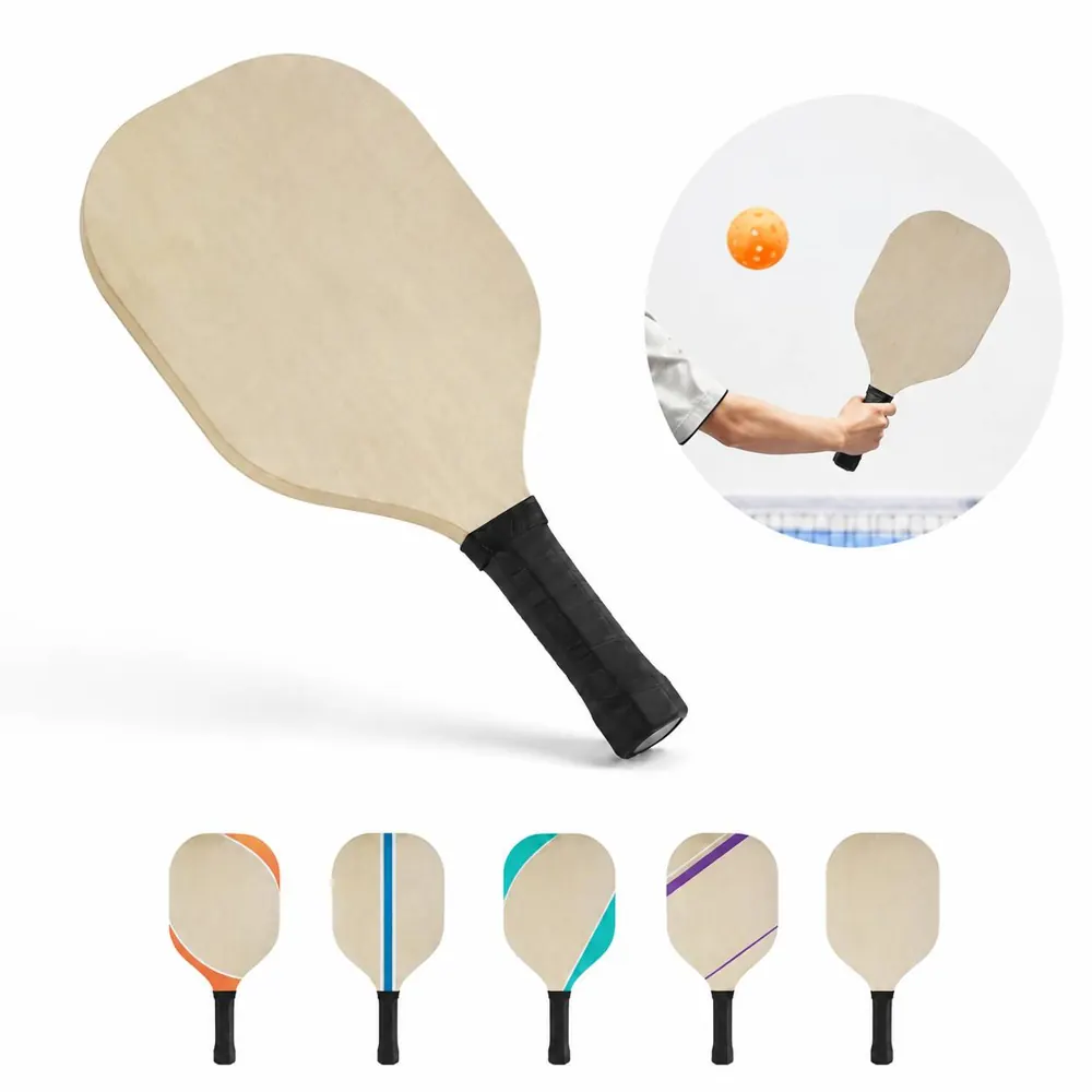 Lightweight Wood Pickleball Paddle for Recreational Play 2