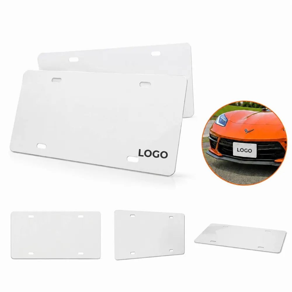 Custom Durable Aluminum License Plate for Vehicle ID