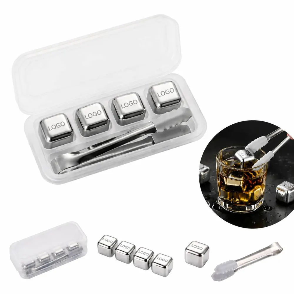 Reusable Stainless Steel Ice Cubes for Drinks, Non-Diluting