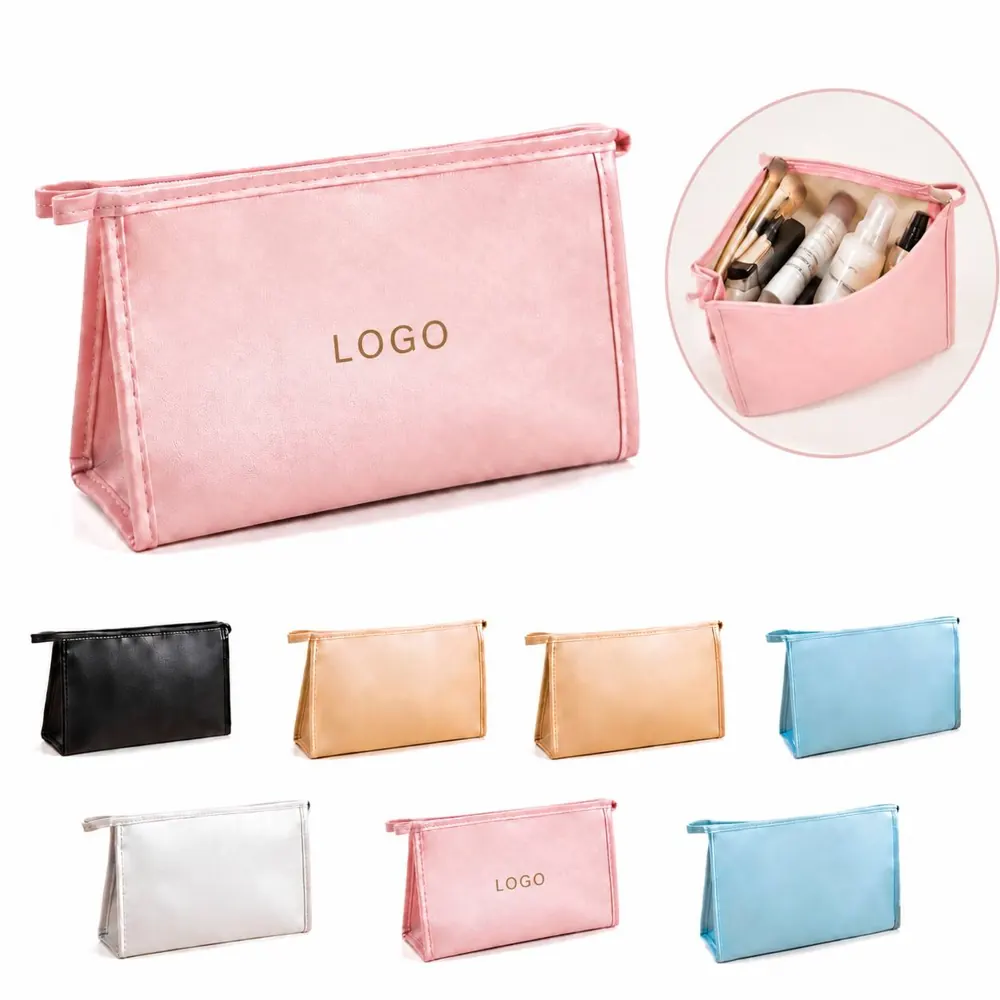 Waterproof PU Cosmetic Bag with Spacious Interior