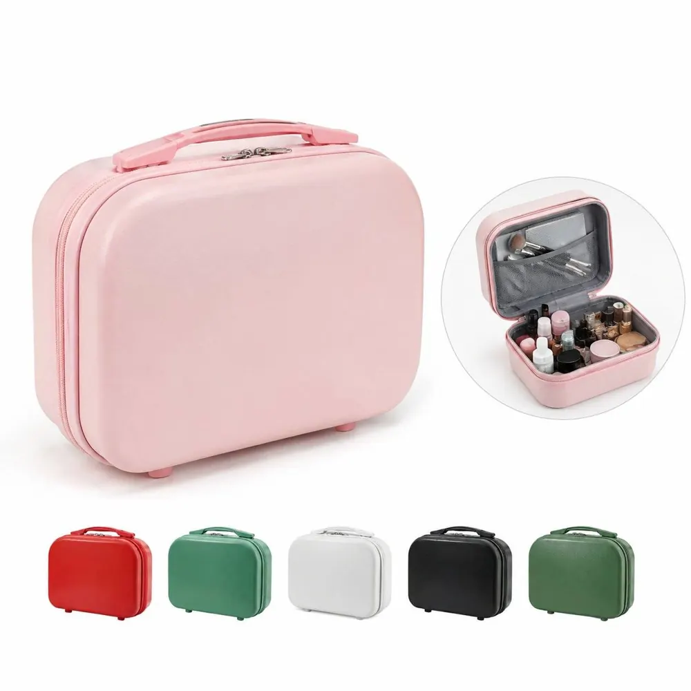 ABS Mini Travel Makeup Case, 14-Inch Portable Toiletry 2