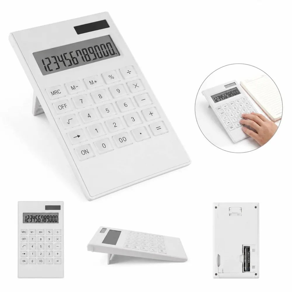 Lightweight Electronic Calculator with Clear Display 2