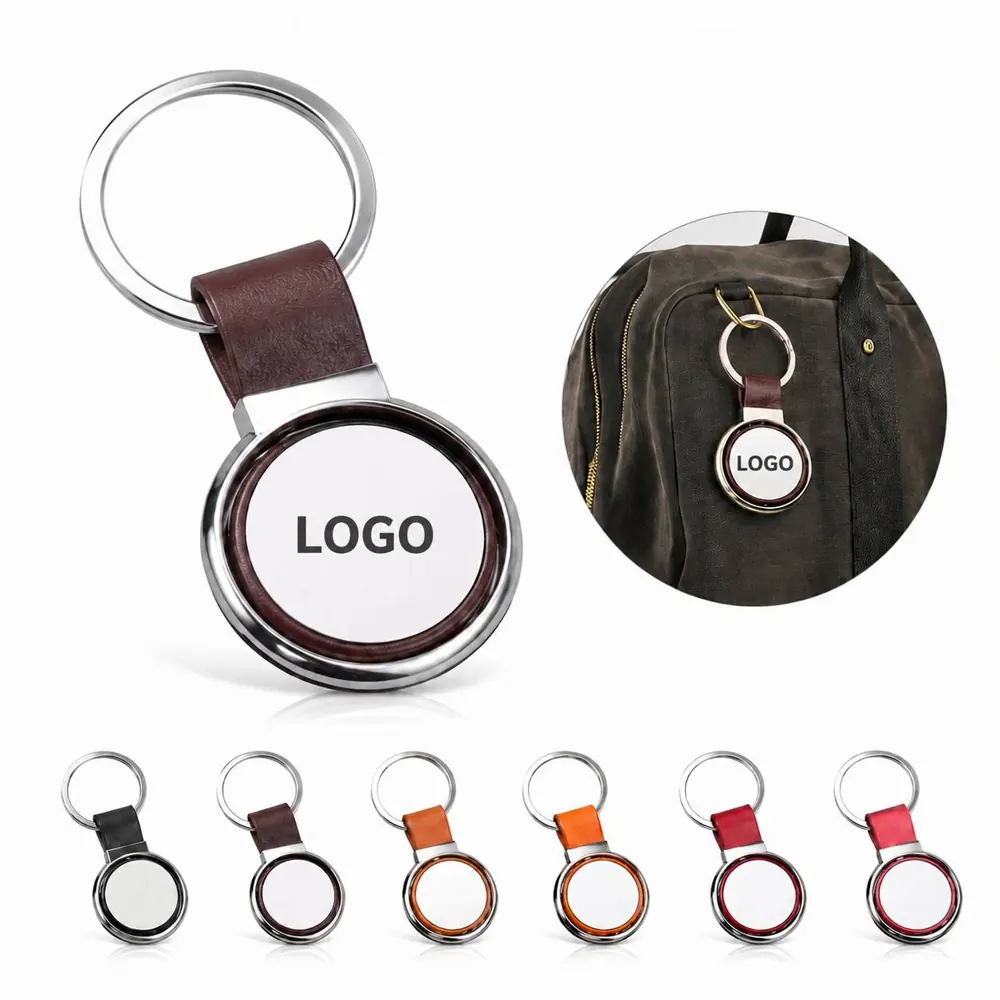 360 Degree Rotating Stainless Steel Keychain for Keys
