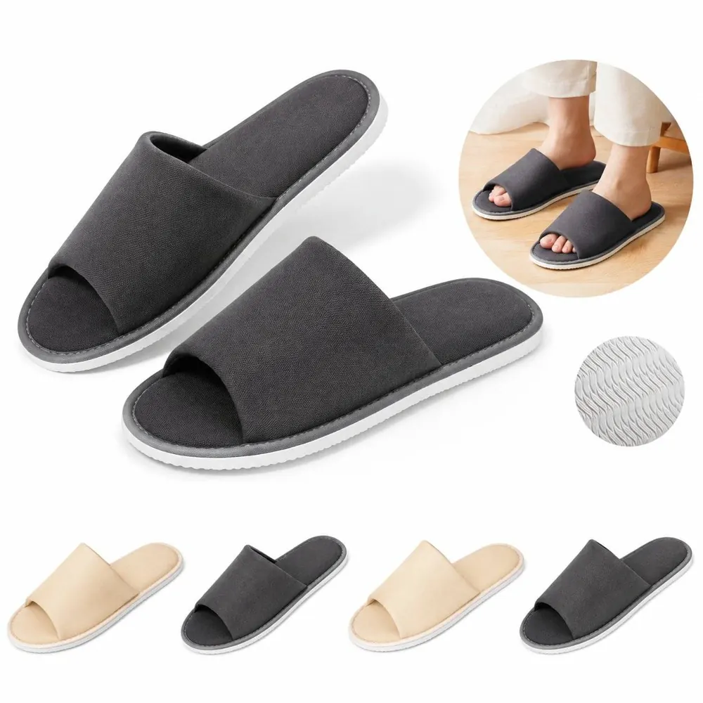 Disposable Non-Skid Hotel Slippers for Guest Comfort 2