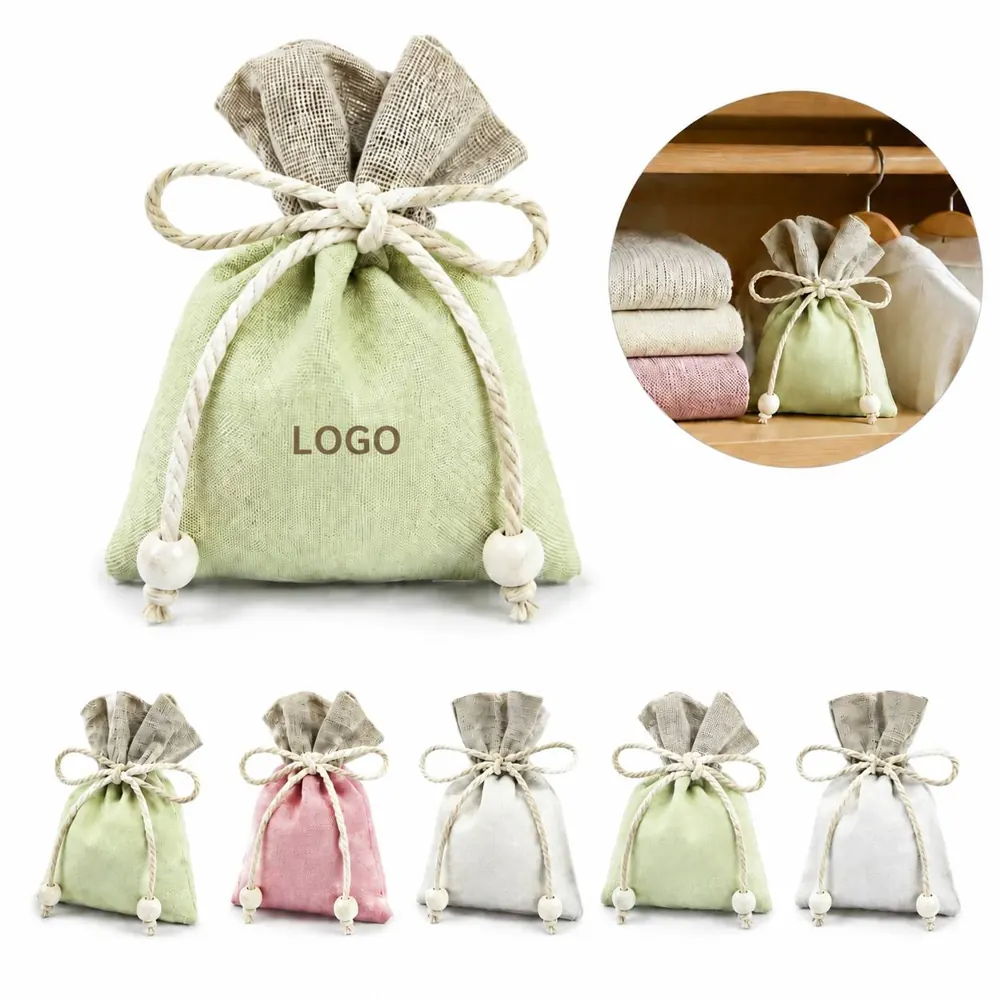 Gardenia Scented Linen Sachet for Drawers and Closets